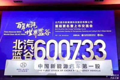 北汽蓝谷：一季度营收增长超七成  高质量发展初见成效