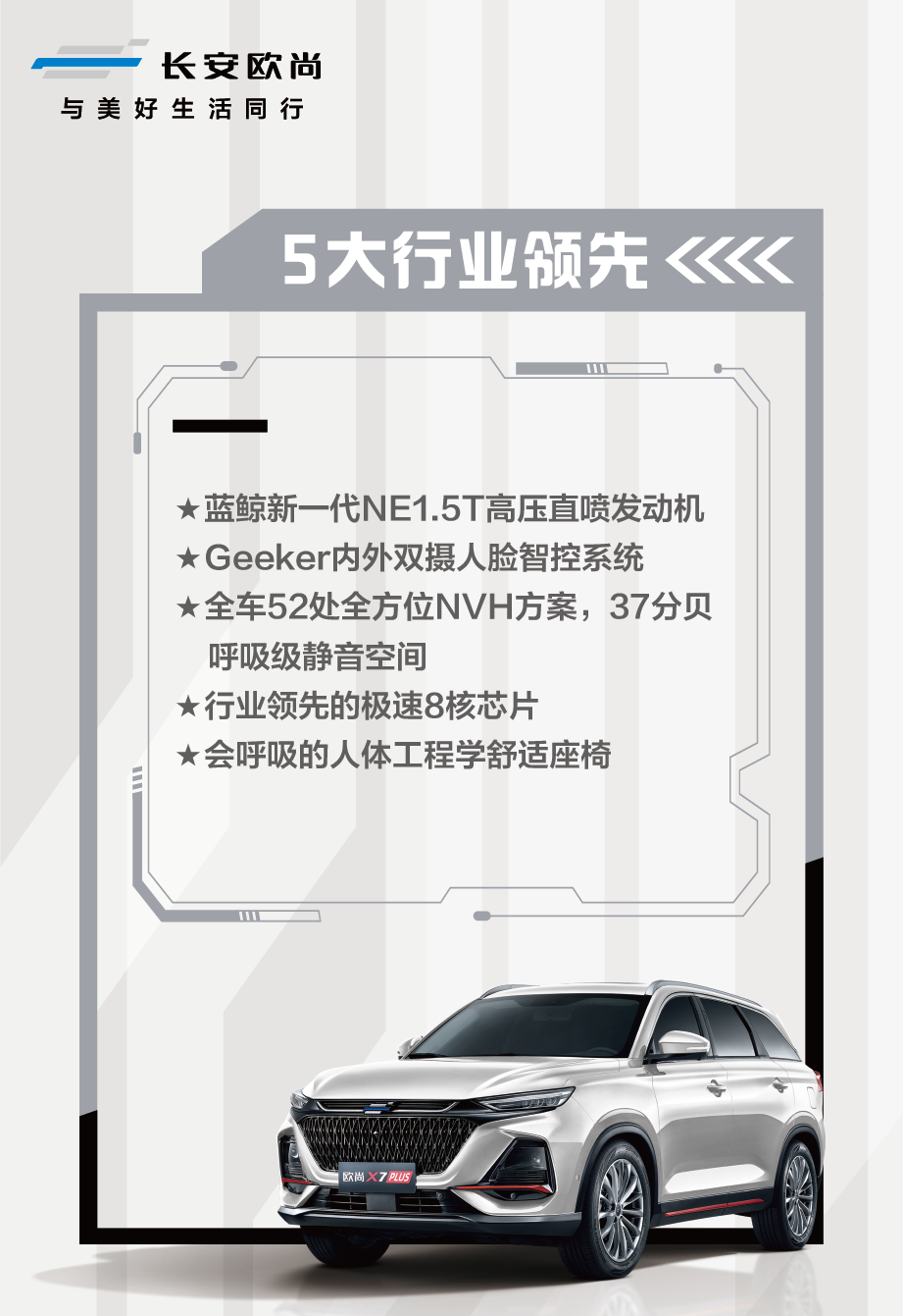 15万级SUV价值新标杆 “长安欧尚X7PLUS配置抢先看