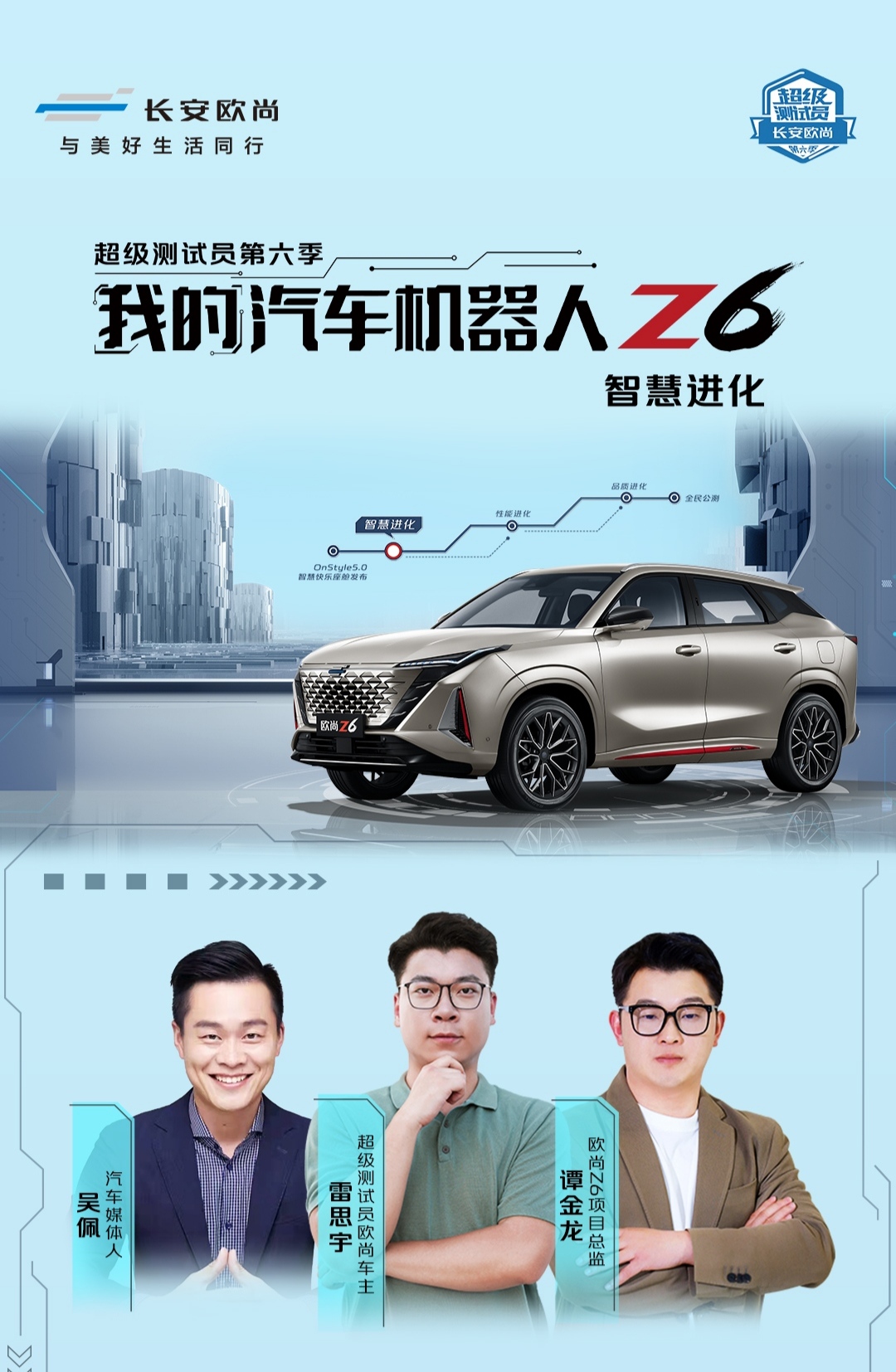 第六季“超级测试员”开启！汽车机器人欧尚Z6亮智慧进化实力 ... ...