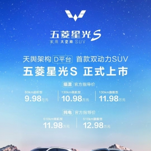 9.98万元起，人民的SUV来了，五菱星光S上市